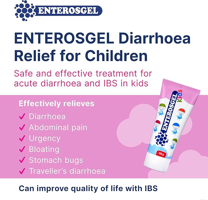 ENTEROSGEL® Drug-Free Tasteless Gel for Diarrhoea Relief for Children - 3 Packs