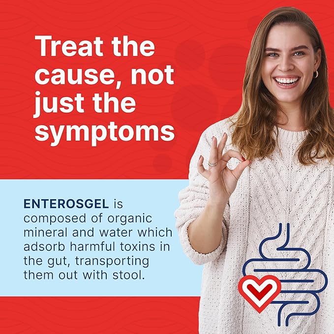 ENTEROSGEL® IBS Relief 2-pack gel tubes 225g for diarrhoea and bloating treatment