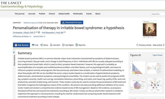Enterosgel recommended as first-line treatment for IBS-D in The Lancet Gastroenterology and Hepatology 2024 - Black and Ford personalised therapy review