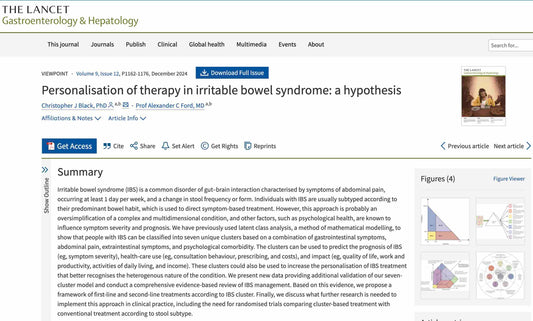 Enterosgel recommended as first-line treatment for IBS-D in The Lancet Gastroenterology and Hepatology 2024 - Black and Ford personalised therapy review