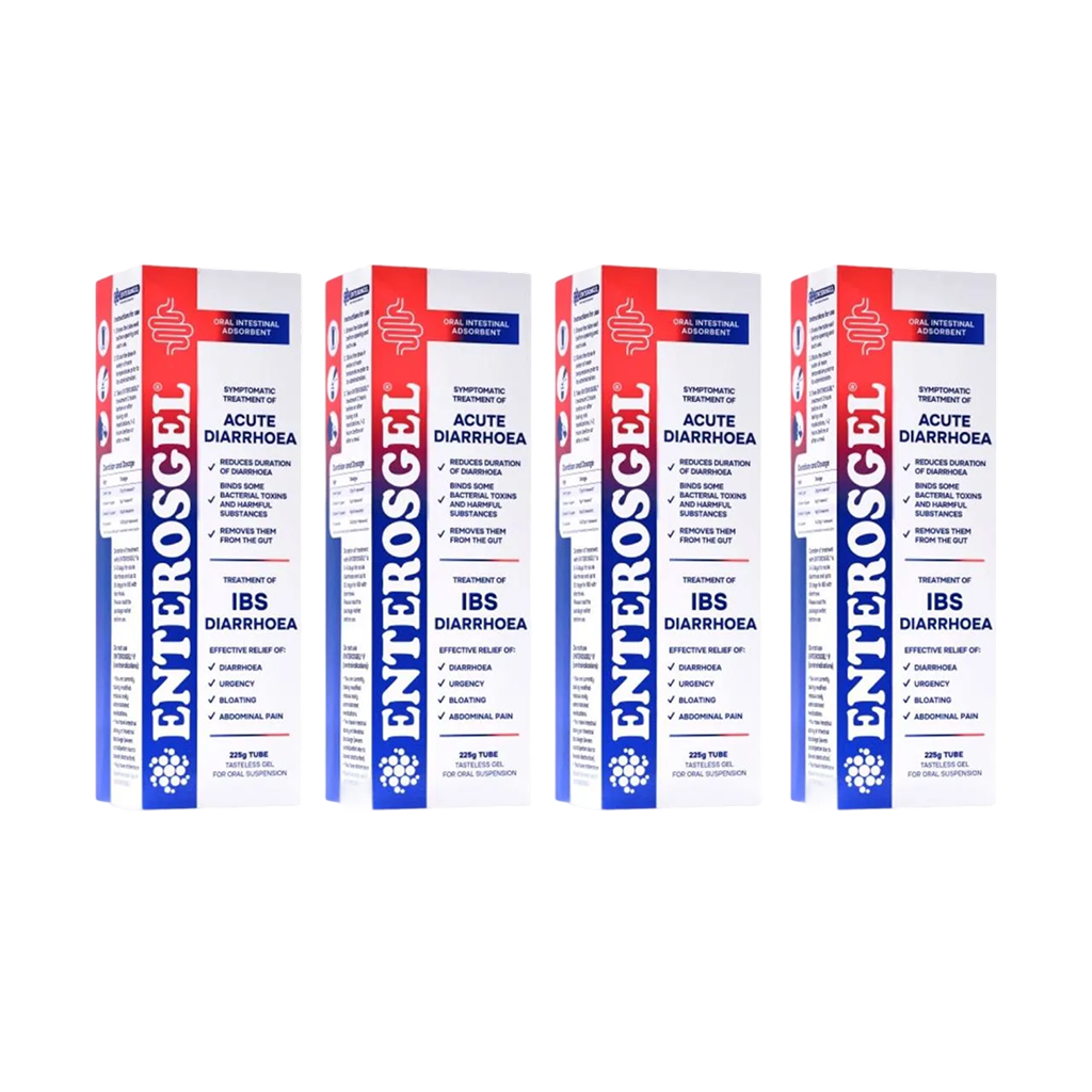 ENTEROSGEL® IBS Relief Gel Tube 225g - Pack of 4 - ENTEROSGEL® Store