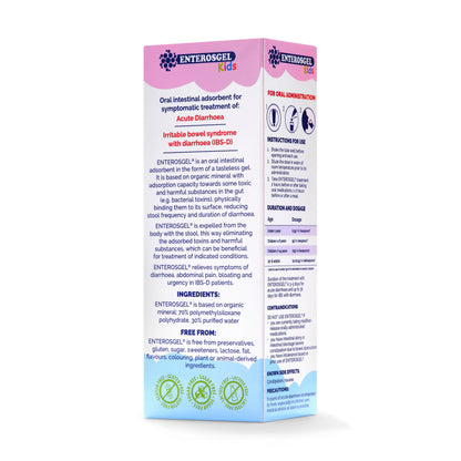 Box of Enterosgel Kids on a white background