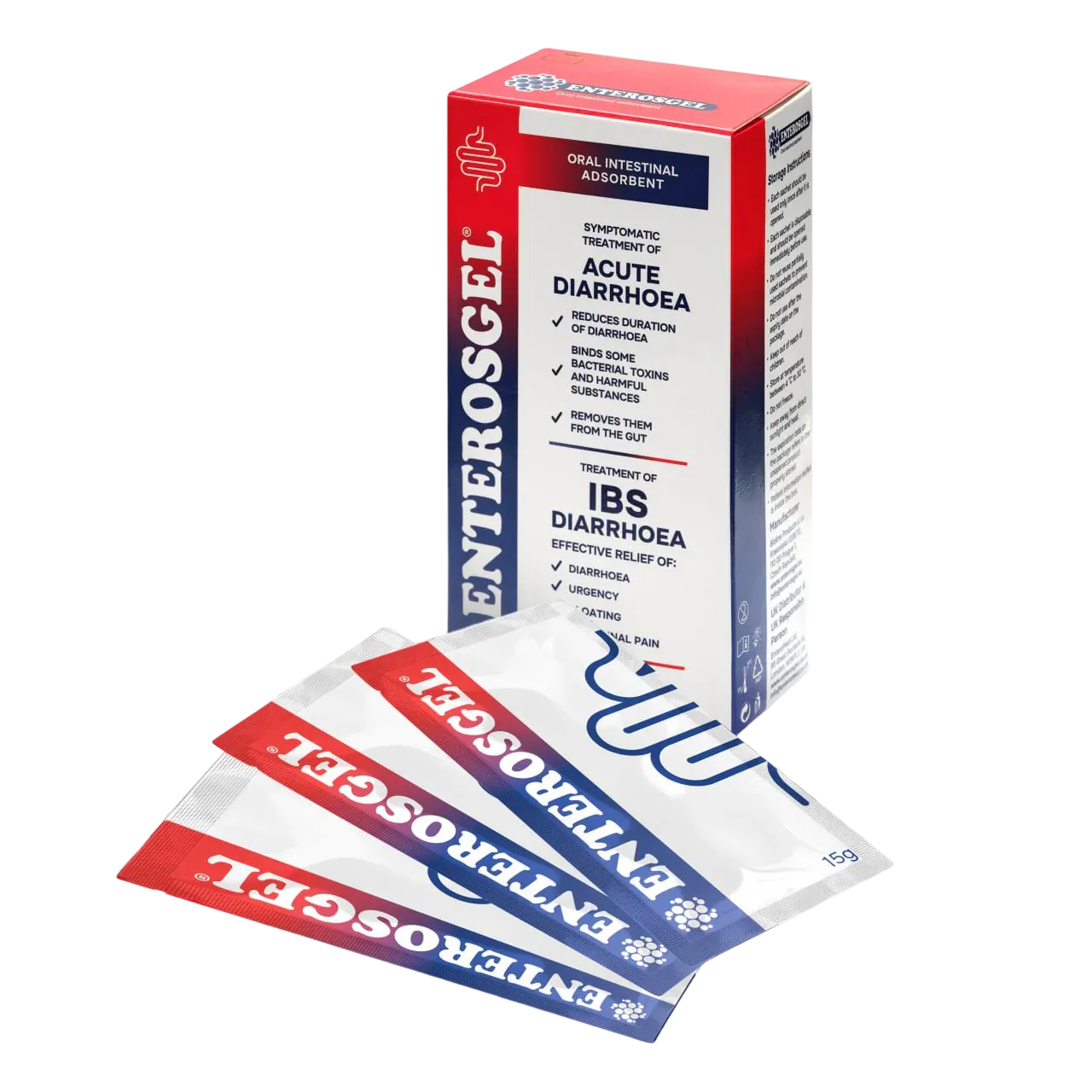 ENTEROSGEL® Traveller’s Diarrhoea & IBS Relief On-The-Go - Pack of 10 - ENTEROSGEL® Store